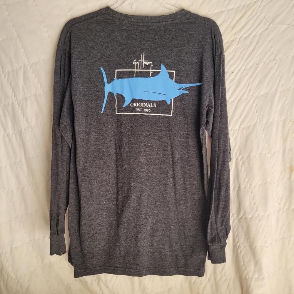 Guy Harvey Men's Classic Fit Long Sleeve T-shirt Size Medium NWOT - Picture 3 of 4